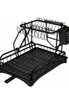 Foldable Dish Rack – Compact Dish Drainer for Kitchen Sink & Countertop – Space-Saving, Durable & Portable Dish Drying Rack for Plates, Cups & Cutlery