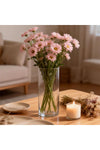 Emerelle Cylinder Vase 10.5X5X23Cm Clear