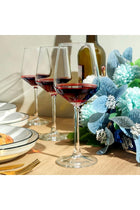 Wine Glasses Set of 12, 12oz Clear Red/White Wine Glasses, Long Stem Wine Glasses for Party, Wedding and Home
