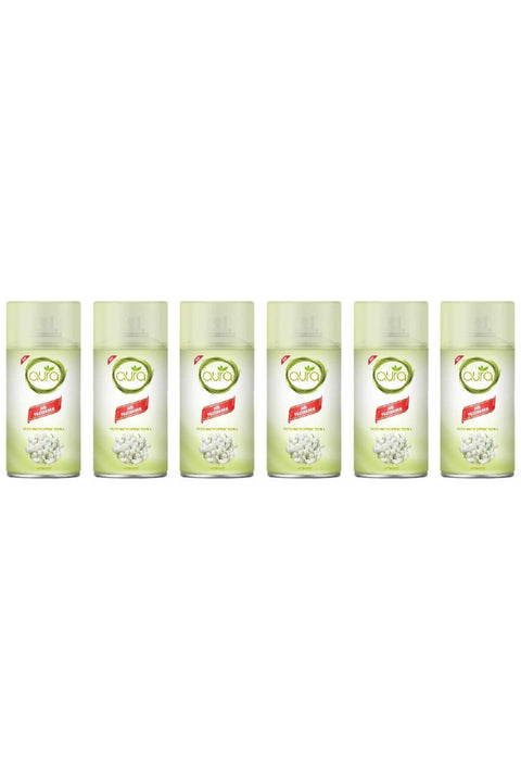 Marketplace Auto Spray Air Freshner - Jasmine - 250 Ml - Set of 06