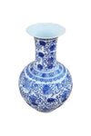 Blue Ceramic Vases For Home Decor 50 Cm - Bedroom Decor Vase - Living Room Decorations For Shelves