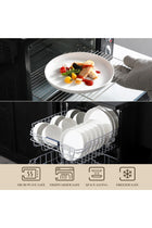 18 Pieces Porcelain Dinnerware Set, Chip Resistant Ceramic Dish Set, Service for 6, White, Series LUNA