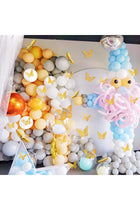 3D Butterfly Wall Decor - 48 Pcs, 4 Styles, 3 Sizes, Gold Butterfly Decorations for Birthday & Party Celebrations, Removable Stickers