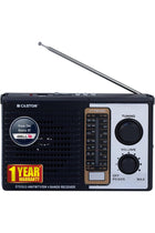 iBELL CTFM100U Portable FM Radio, with USB, SD Card, MP3 Player & Dynamic Speaker 4 Band (Bla