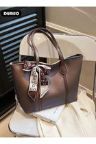 Women's Shoulder Tote Bag Faux Leather Handbag for Women Large Capacity Messenger Fashionable Travel Shoulder Bag for Ladies Girls College Students