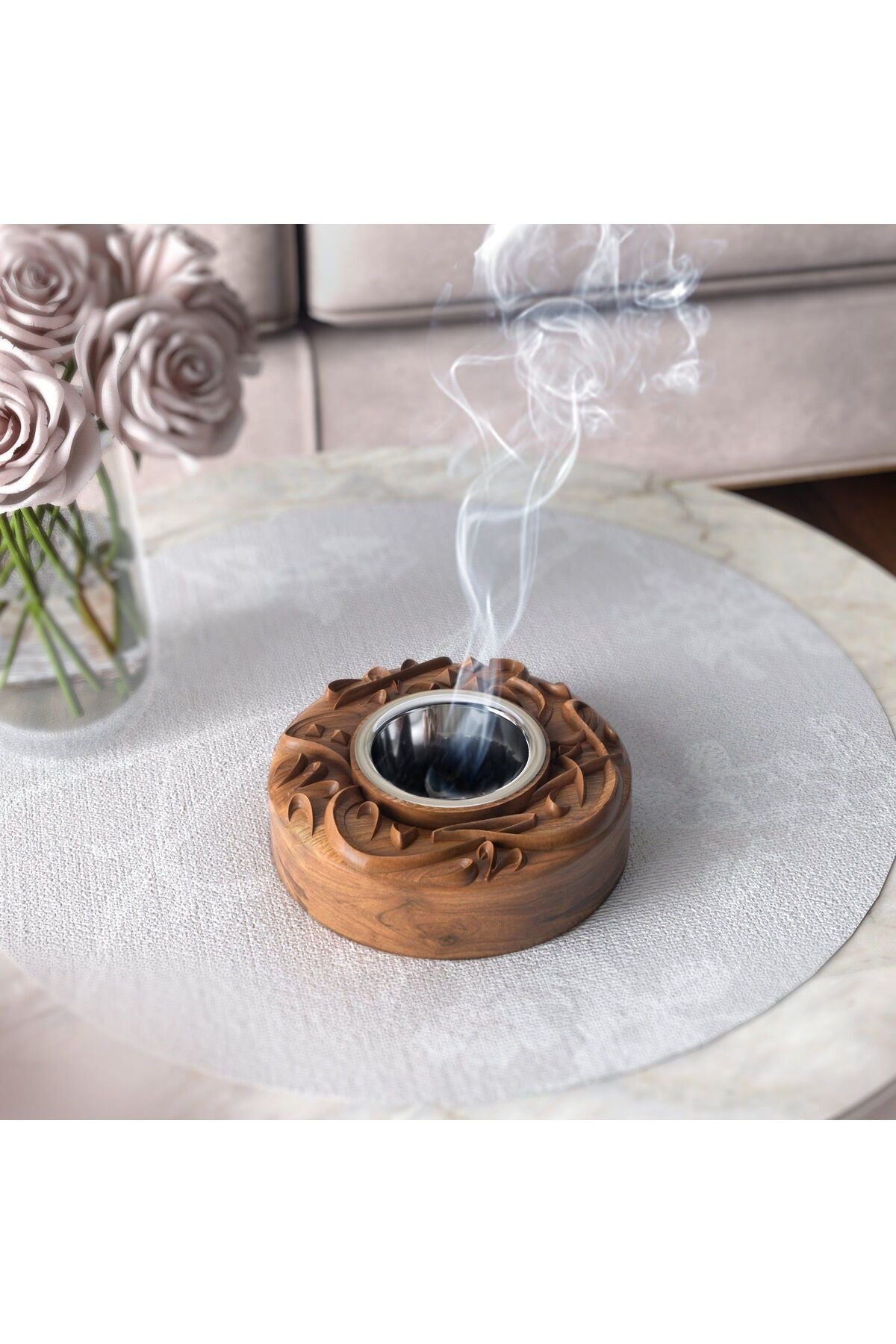3D Round Incense Burner