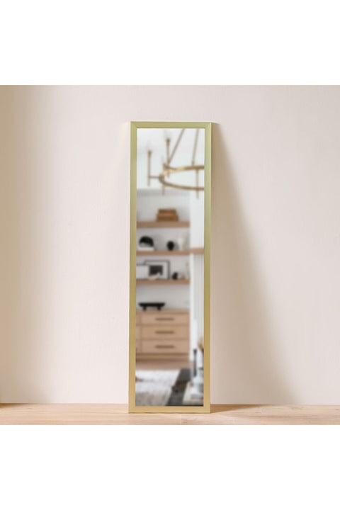 New In Classic Mirror 34X124X1.5 Cm Gold