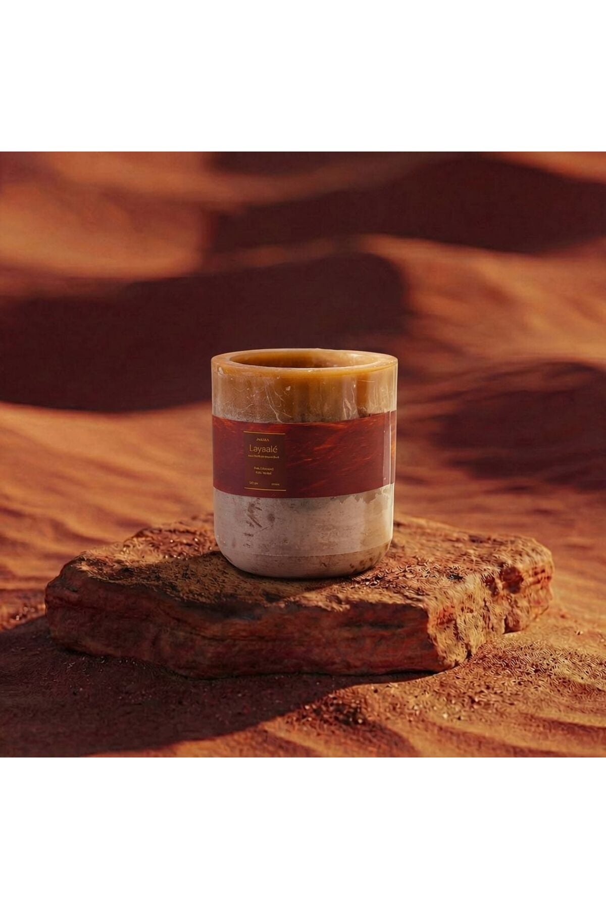 Layaale (1210G) Classic Oud Pillar Candle