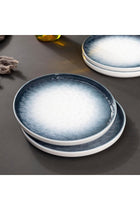 Set of 12 Ceramic Plates and Bowls – 10-Inch & 8-Inch Plates, 5-Inch Bowls – Microwave, Dishwasher, Oven Safe – Elegant Tableware Set for Dining & Serving