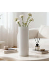 Emerelle Solid Color Vase With Bubble 13.8X8X35Cm White