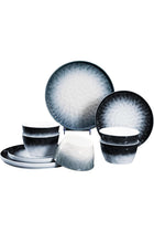 Set of 12 Ceramic Plates and Bowls – 10-Inch & 8-Inch Plates, 5-Inch Bowls – Microwave, Dishwasher, Oven Safe – Elegant Tableware Set for Dining & Serving