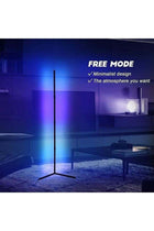 Remote Control LED Light Corner Lamp ABS 20 Watt Multicolour 132cm