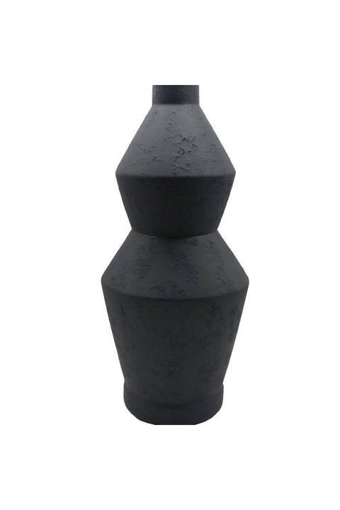 Mirabella Ceramic Vase 13X13X29.2 cm -Black