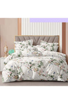 Premium Queen Size Fitted Bedsheet with 2 Pillowcases – Modern Design – Deep Pocket (180x200+35 cm)