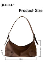 Women's Suede Hobo Crossbody Bag with Adjustable Strap & Zipper Closure - Retro-Inspired Casual Handbag