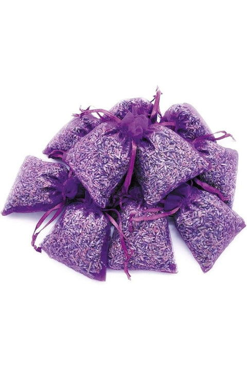 Dry Lavender Flower Buds in Drawstring Sachets (Pack of 10)