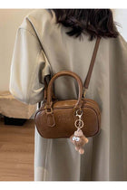 Women's Vintage Pillow Handbag - Versatile Crossbody Shoulder Bag, Fashionable Commuter Handbag Brown