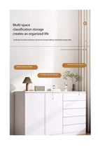 Storage Cabinet with Drawers & Cupboard, Multi-Functional Sideboard Buffet Shoe Cabinet, Home Coffee Bar Cabinet Dresser Vanity Table, Chest of Drawers for Dining Room Bedroom Entryway Organizer（DGC00