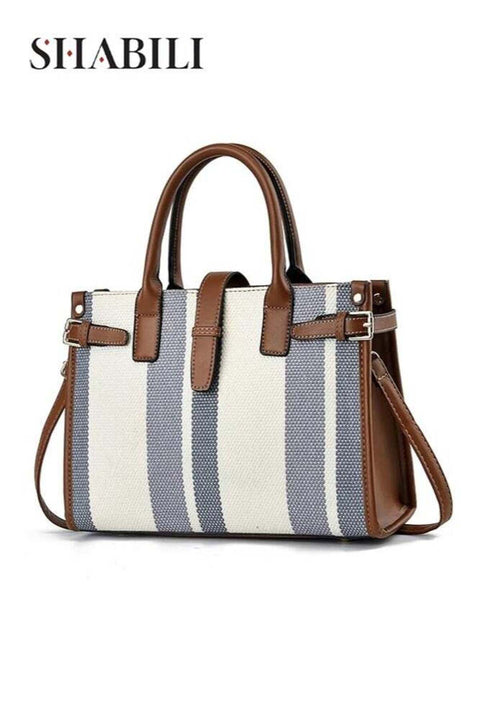 Women's Fashion Luxury Tote Bags, Ladies Designer Contrast Color Shopping Bag Clutch Bag Satchel Bag