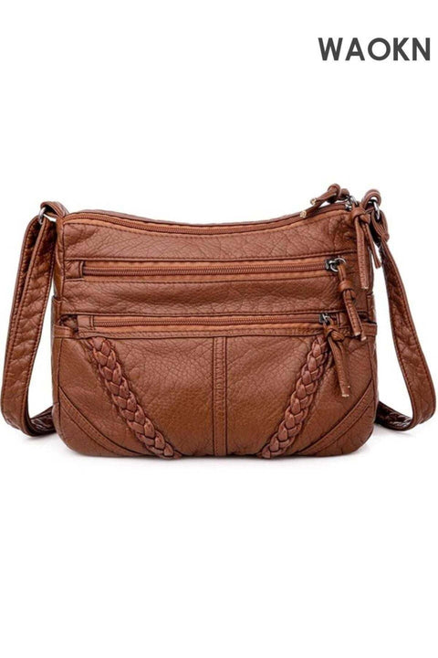 Shoulder Bag for Women, Soft PU Leather Handbag, Travel Handbag, Ladies' large capacity shoulder bag