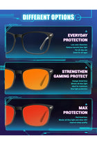 Blue Light Blocking Glasses Photochromic Lens Sunglasses Anti Eyestrain and UVA/UVB for Women and Men