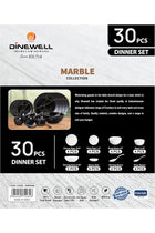 MELAMINE ULTRA DINNER SET 30PCS, DW8900-WHITE