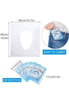 Disposable, Waterproof & Non Flushable Toilet Seat Covers (Pack of 50)