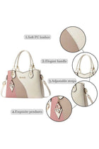Women PU Large‑Capacity Multi‑Pocket Shoulder Bag Crossbody Bag Satchel Bag Tote Handbag