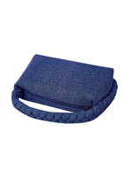 Braided Denim Handbag for Women, Textured Design Shoulder Hand Bag, Premium Stylish Denim Purse