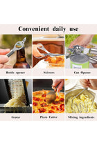 46 pcs Non-Stick Silicone Cooking Utensils Set with Holder, Wooden Handle (Khaki)
