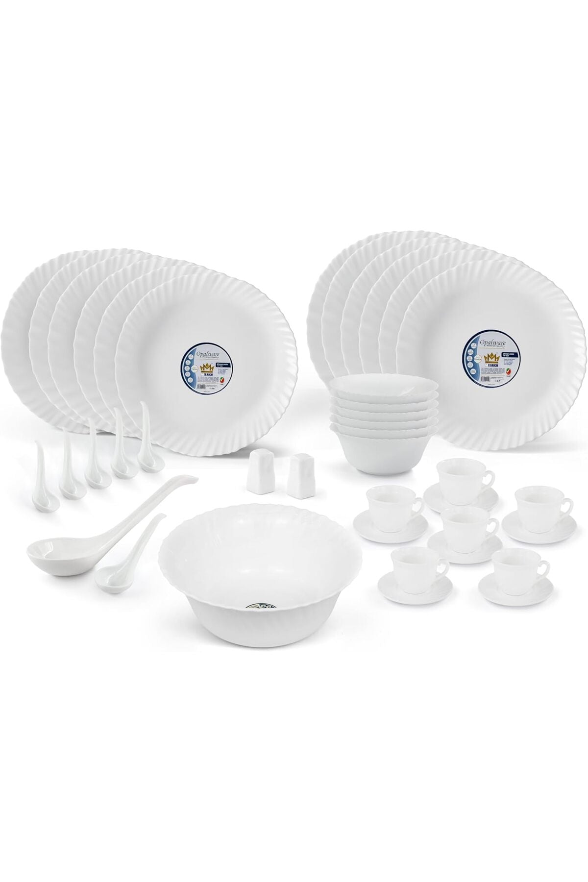 40 Piece Opal ware Dinner Set