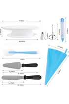 YCbingo 52-in-1 Cake Decorating Supplies Set with Turntable, Tips, Spatulas, Bags & Pen