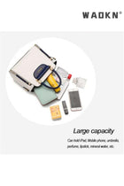 Elegant Women's Crossbody Bags Large Capacity PU Material Handbags Simple Fashionable Single-Shoulder Bucket