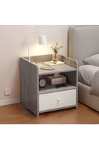 keke Home Bedside Storage Cabinet With Drawer And Shelf