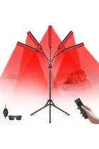 Red Light Therapy Floor Lamp for Face Body, 5 Heads Red Infrared Light Therapy Devices, 7 Colors Red Light Therapy Lamp