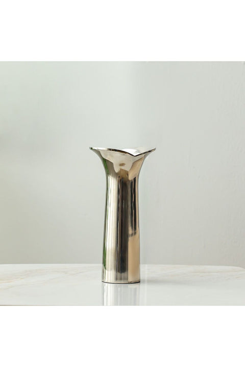 New In Heritage Candle Pillar Holder Lrg 12X9X25 Cm Nickel