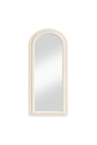 MapleHoome Full-Length Mirror, Boucle Fabric, Floor Mirror, Lean-to-Wall Standing Mirror, 80*180, Beige
