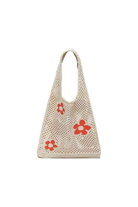 GIFT Women Crochet Tote Bag Summer Beach Woven Bag Larger Capacity: Crochet Tote Bag dimension about 35cm x 58cm/13.7 x 22.8 inch.