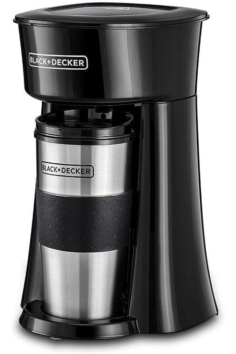 BLACK+DECKER Coffee Machine, 650W, Includes 360ml Travel Mug with Lid, Auto-Off, Permanent Filter, O