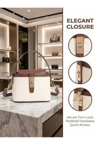 Women Handbag Elegant Bags for Ladies Compact Shoulder and Tote with Golden Buckle Crossboody ladies bag for Work Daily Use Commute