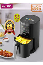 BLACK+DECKER AerOfry Digital Air Fryer 3.5 L 1500 W AF3500 black