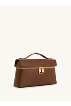 Thea Tote Elegant temperament box hand-held commuting fashionable handbag - Brown