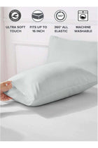 Single Size 3Pc Fitted Sheet Set | Soft Microfiber Material | Light Grey Color