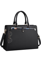 Women Rm-6307 Contemporary Laptop Bag for Women 15.6 Inch Leather Tote Bag Large Capacity Work Bag Stylish Women Briefcase