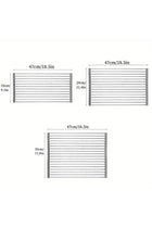Black Stainless Steel Foldable Dish Drying Rack Space Saving No Install Kitchen Organizer