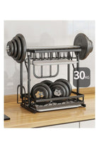 2-Tier Foldable Dish Drying Rack Black 14X 10 X 15inch