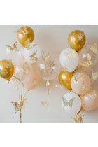 60 Pcs 3D Sequined Silver Butterfly Wall Decor, 5 Styles 3 Sizes,Butterfly Cake Birthday Party Baby Shower Decorations Iridescent,Metallic Room Mural Wall Stickers (Sequined Golden)