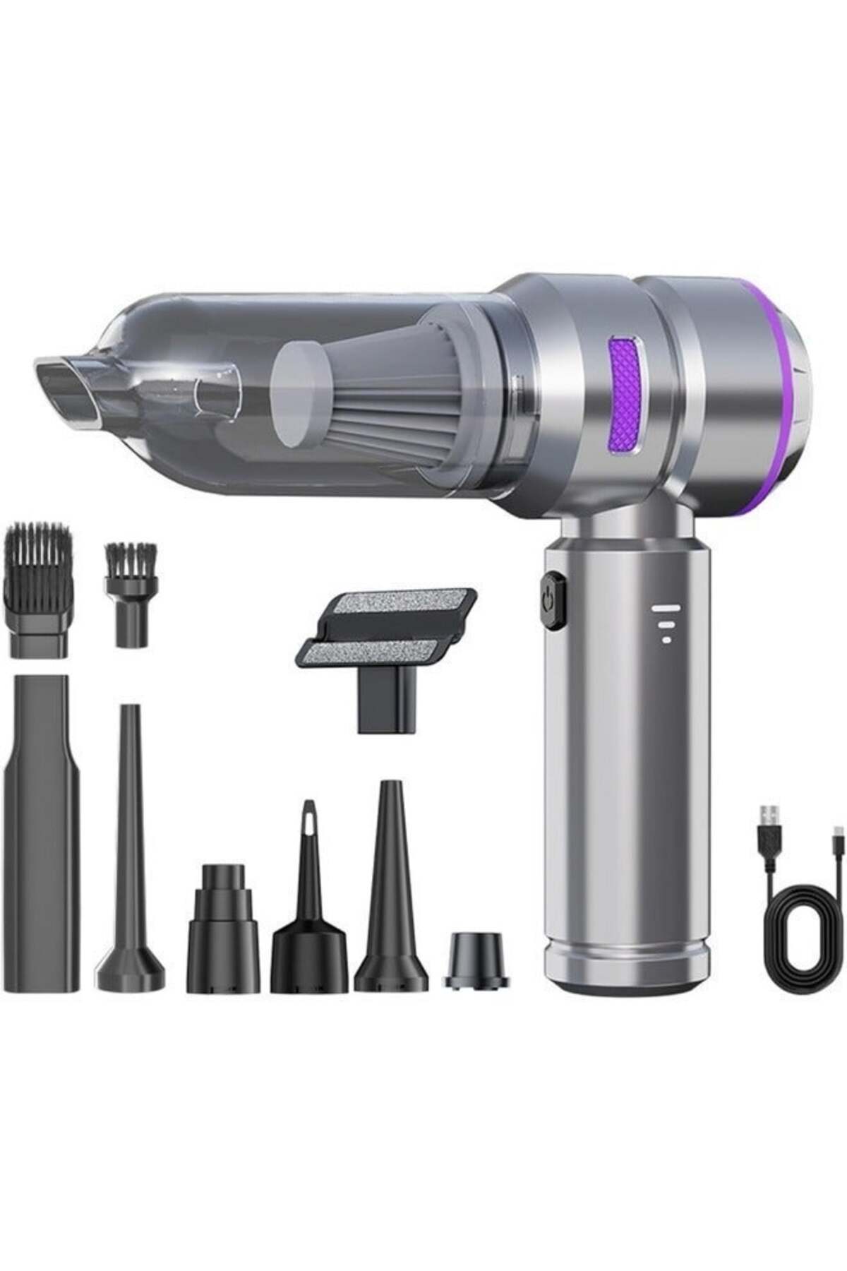 Car Vacuum 2-in-1 Handheld Vacuum Cleaner & Compressed Air Duster, 3-Speed 16,000PA