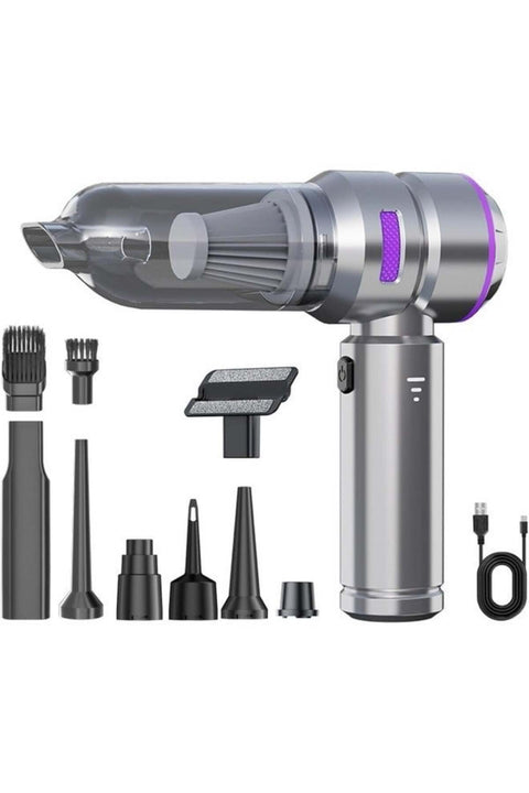 Car Vacuum 2-in-1 Handheld Vacuum Cleaner & Compressed Air Duster, 3-Speed 16,000PA