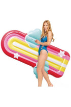 Rainbow Cloud Float Multi color PVC Adult Pool Float 175m x 117m x 20cm
